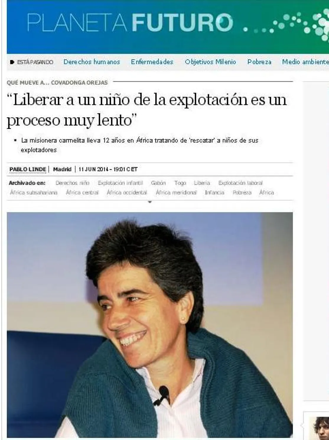 Covadonga Orejas en Planeta Futuro 