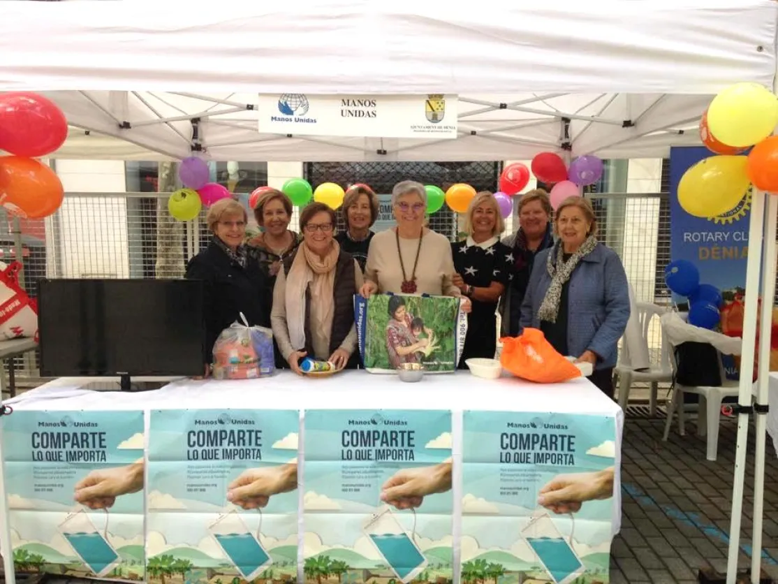 Manos Unidas en la Feria de Asociaciones de Dénia