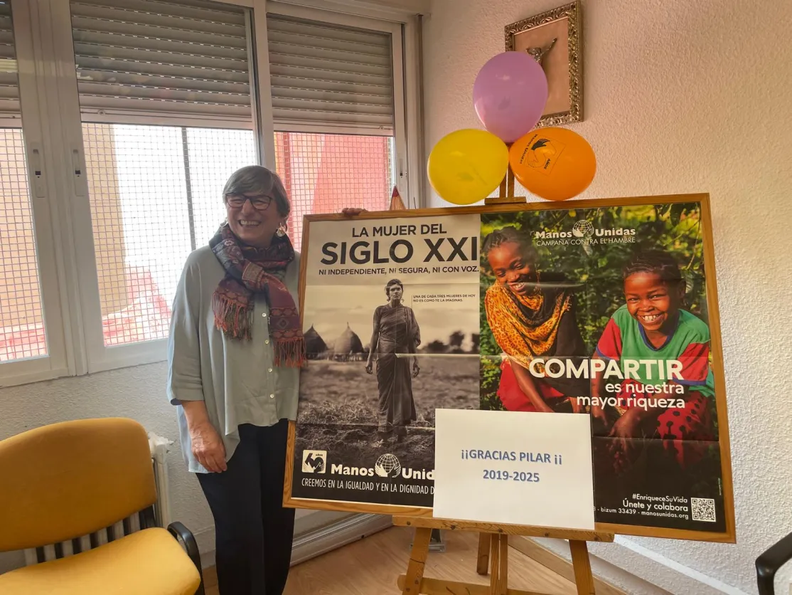 Despedida de Pilar tras 6 años de delegada de Manos Unidas Madrid