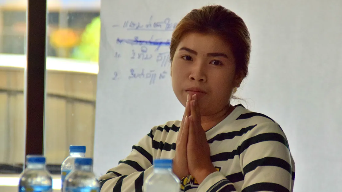 Formación de mujeres contra la trata en Champassak (Laos). Foto de Manos Unidas