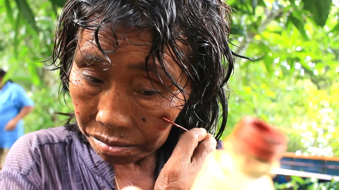 Mujer indígena de la Orinoquia colombiana
