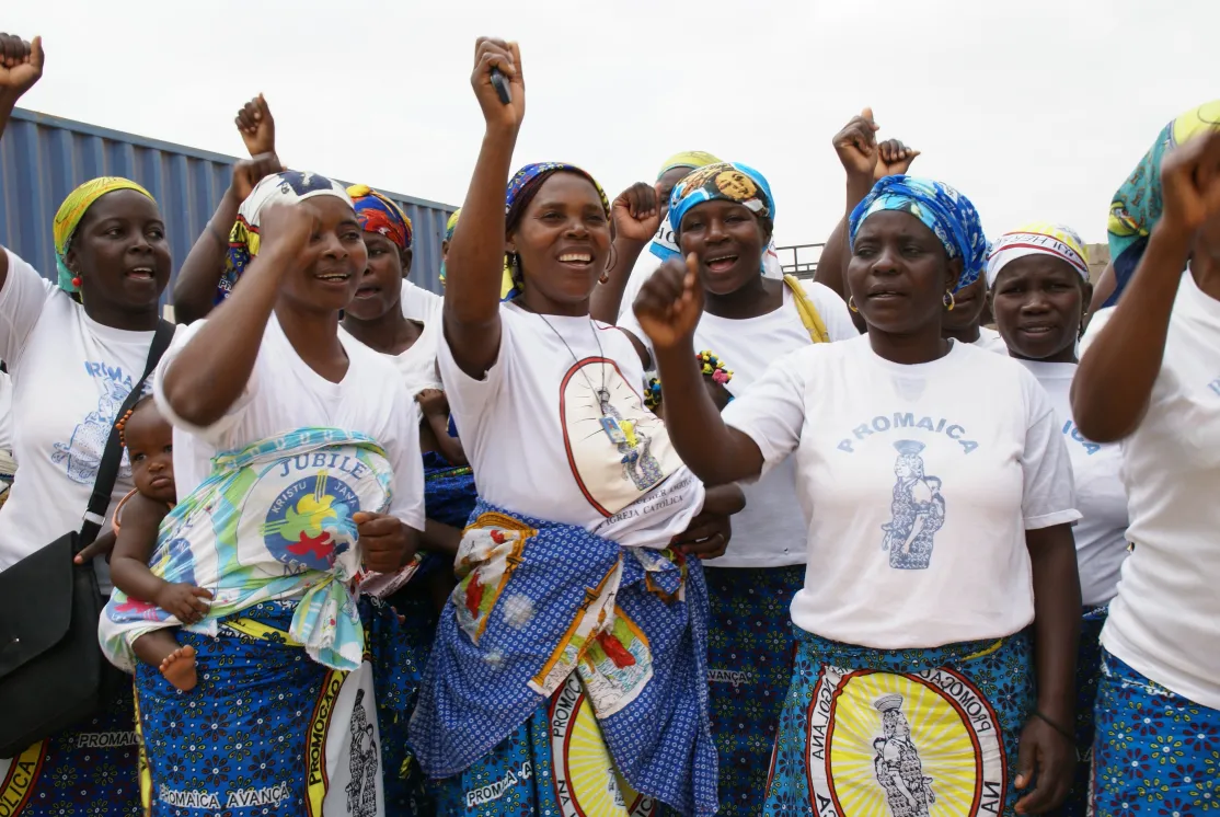 Reivindicando la igualdad de la mujer en Angola. Foto:Manos Unidas/Javier Mármol  