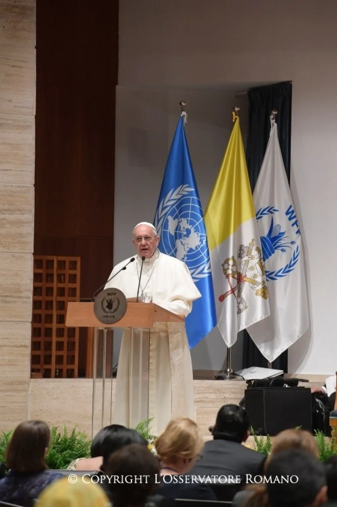 El Papa al PMA: “Necesitamos héroes que pongan el acento en el rostro del que sufre”