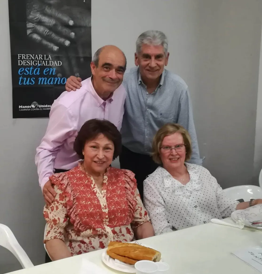 Pedro Fernández, Pedro Luengo, Pepita Blasco y Trinidad Grau. 