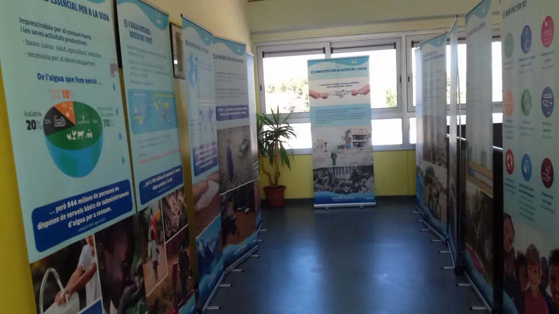 Exposición en Instituto Marta Mata de Salou