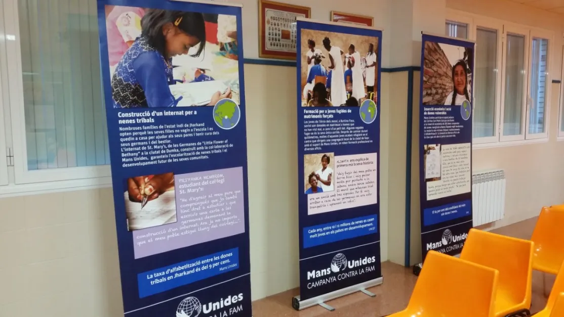 Exposición en Colegio El Carme de Tarragona