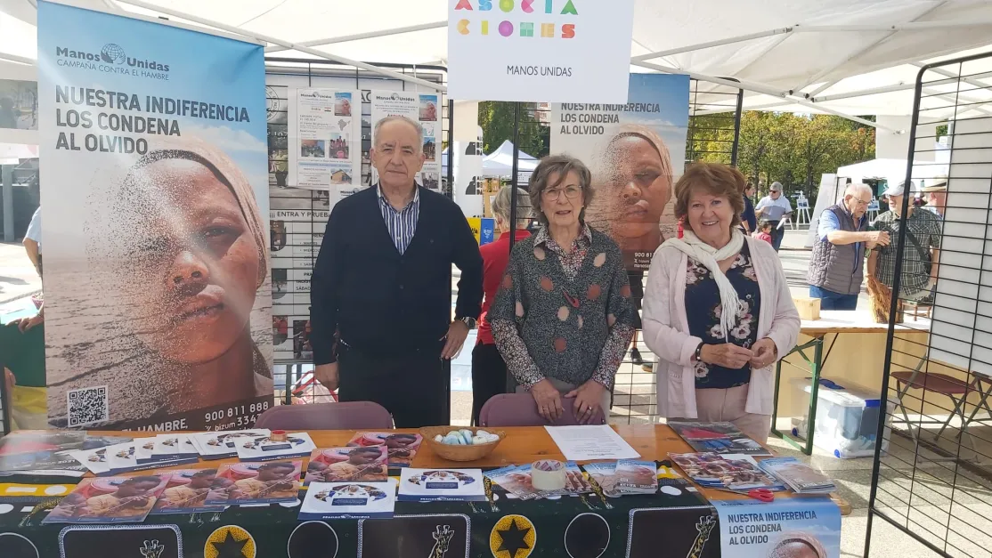 Manos Unidas en la Feria de las Asociaciones de Alcobendas 2022