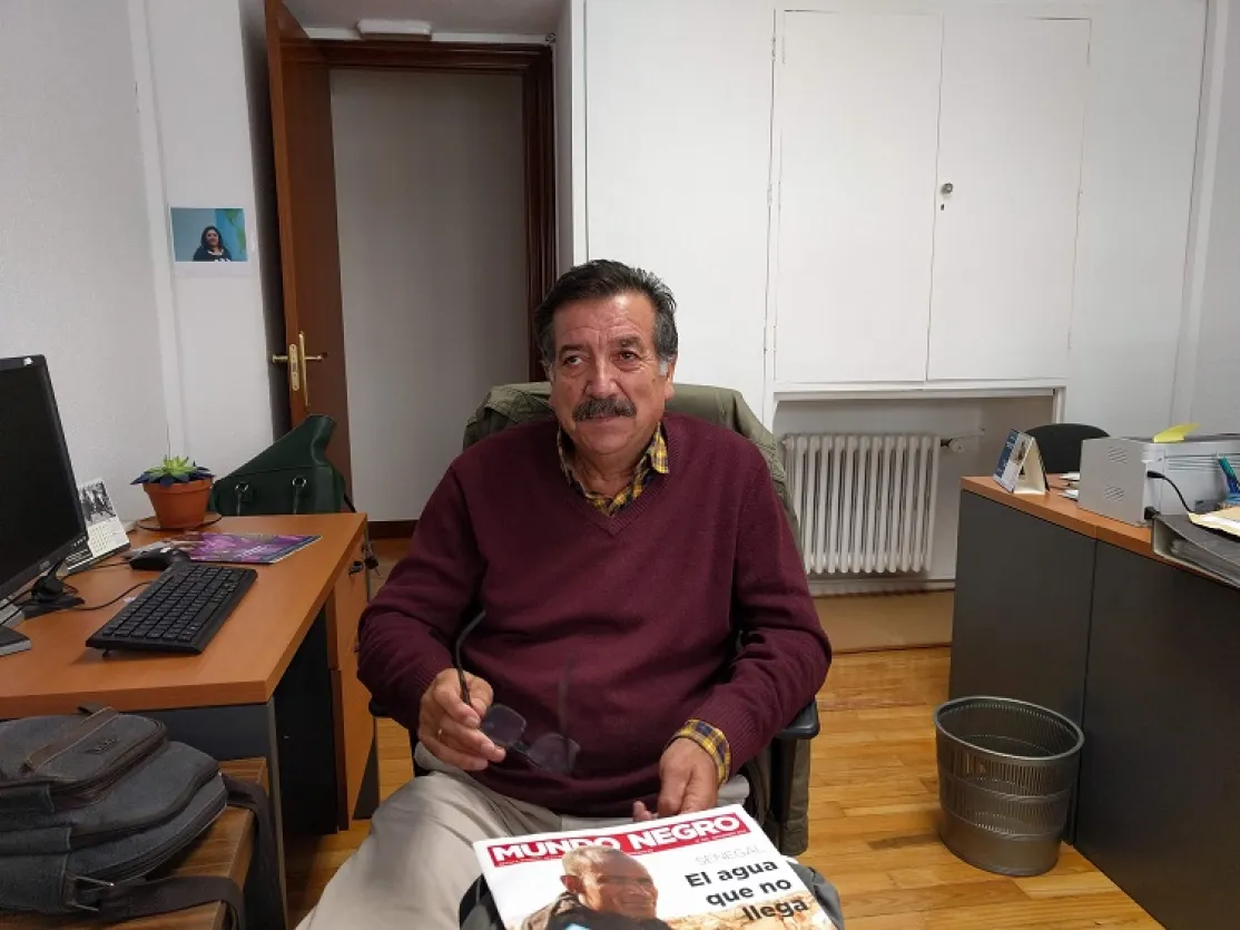 Fernando, voluntario de Manos Unidas en Colmenarejo (Madrid)