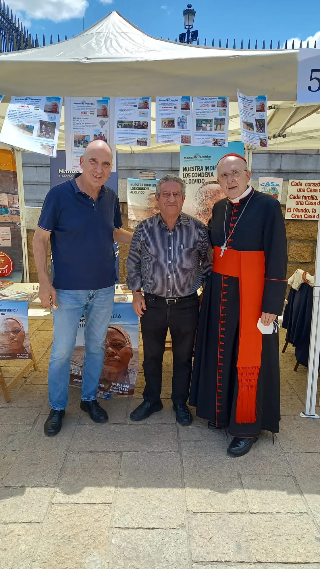 D. Carlos Osoro con Manos Unidas en la Fiesta del Apostolado Seglar de Madrid 2022