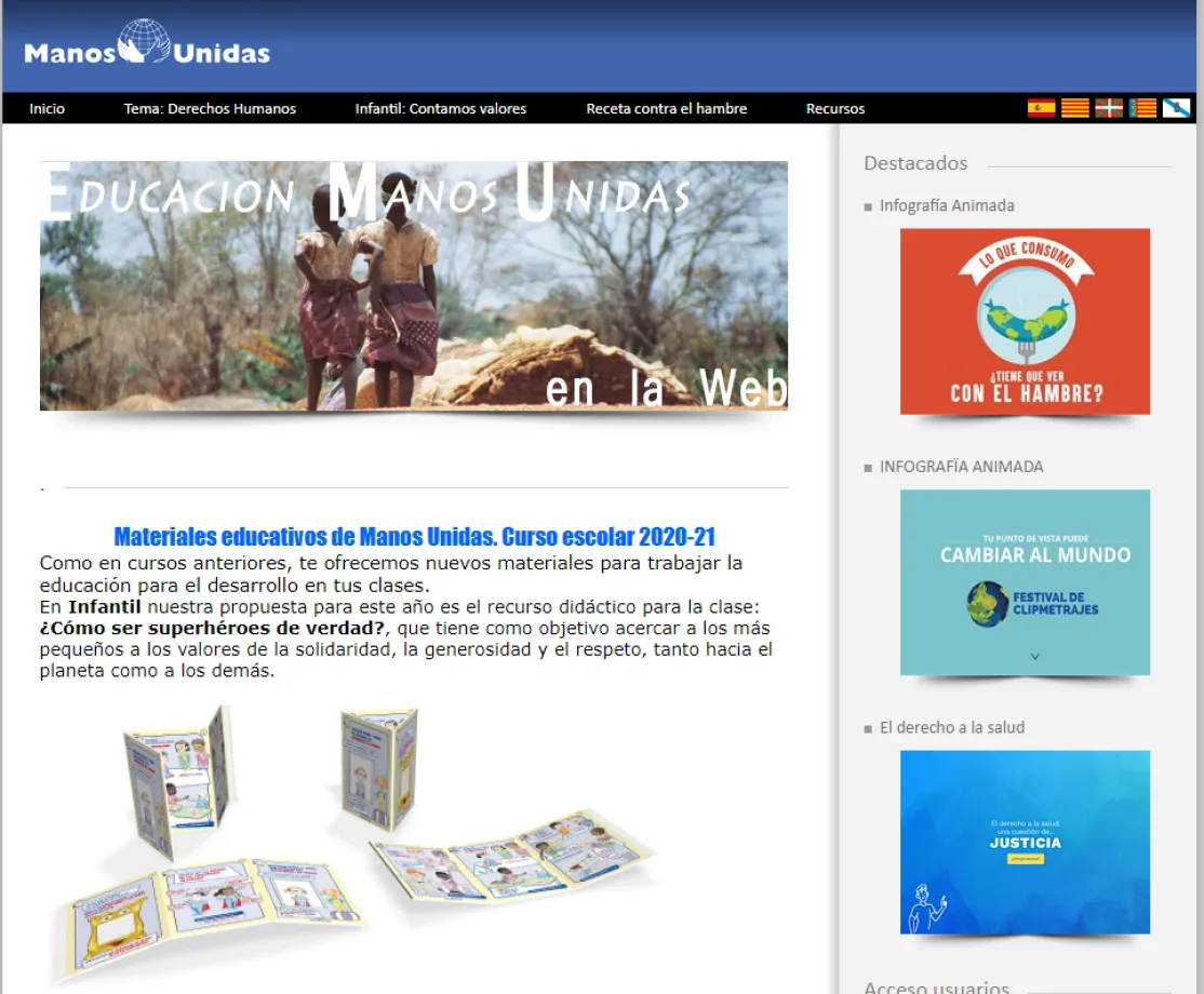 ​Materiales educativos de educación para el desarrollo