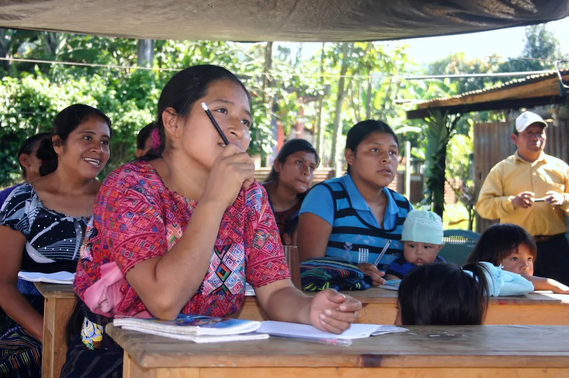 Alfabetización de las mujeres en Guatemala
