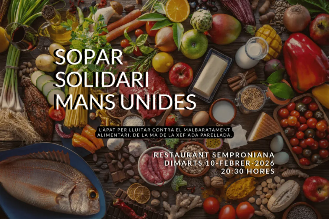 Cena Solidaria en el restaurante Semproniana 2026