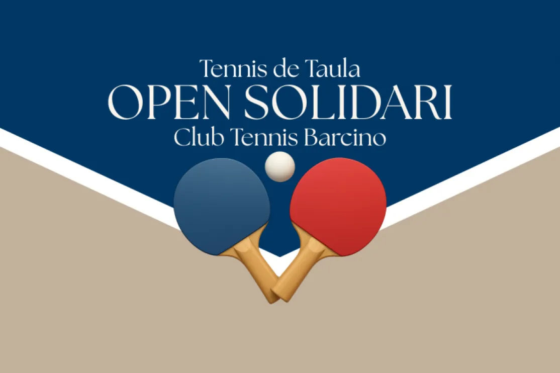 I Open Solidario de Tenis de Mesa en el Club Tennis Barcino