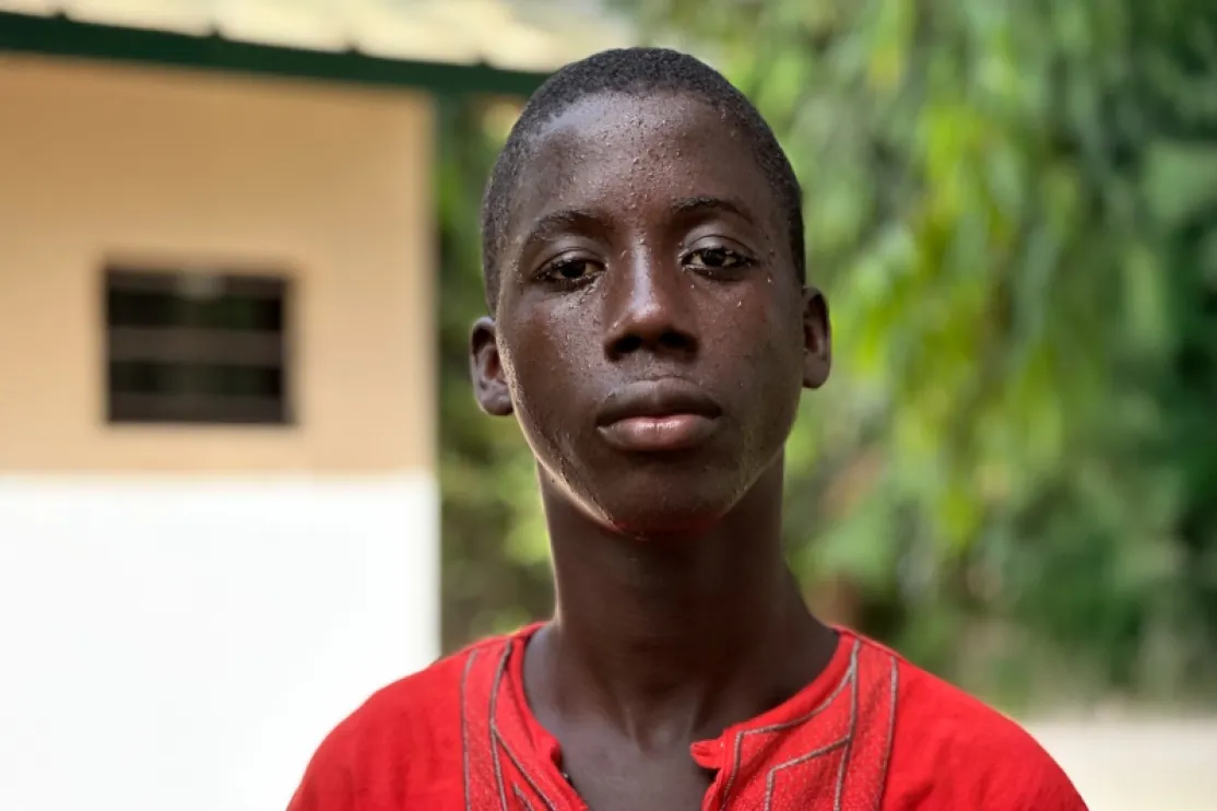 Abdoulaye, un niño de la calle que hoy sueña con ser educador social. Fotografía: Paula Guzmán