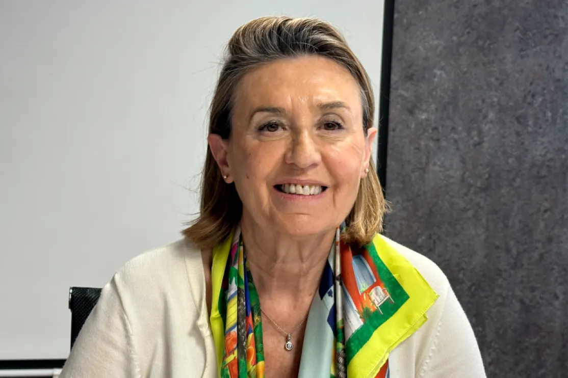 Cecilia Pilar Gracia renueva su cargo como presidenta de Manos Unidas. Fotografía: Marta Carreño