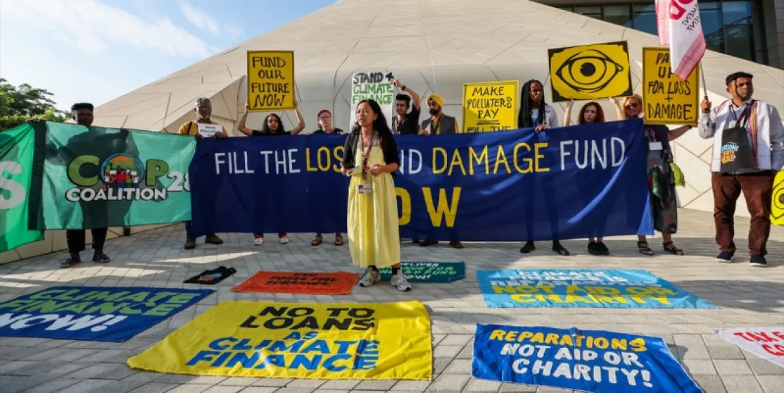 CIDSE pedirá respuestas ante la crisis climática en la COP29 . Fotografía: Mahmoud Khaled | CIDSE