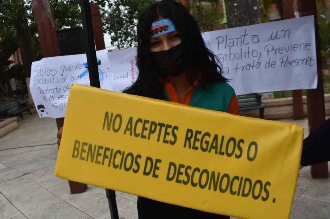 Manos Unidas ONG - Día Mundial contra la Trata de Personas 2024 (30 de julio) - Imagen: CECASEM | Bolivia