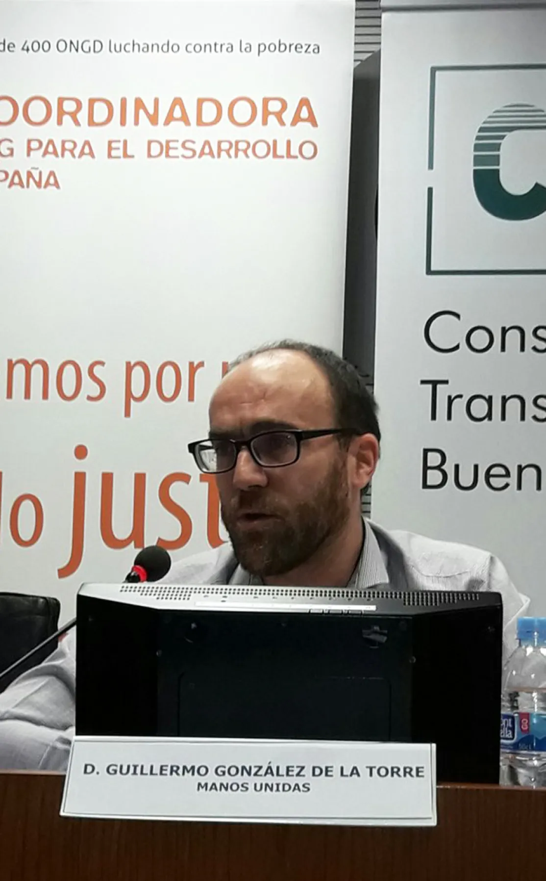 Guillermo González de la Torre durante su intervención en la Jornada de Transparencia del 8 de noviembre.