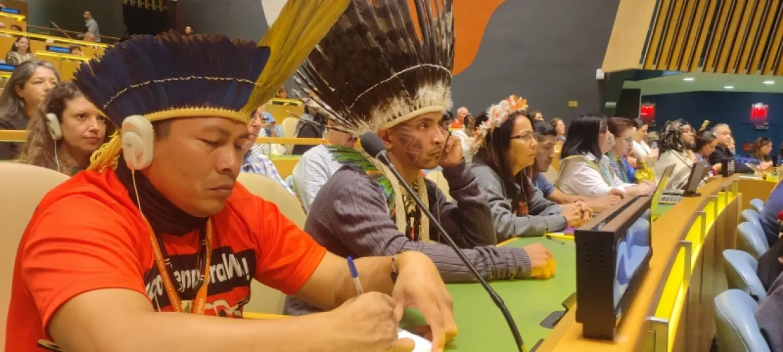 Manos Unidas ONG - La Iglesia y los indígenas de Latinoamérica alzan sus voces en la ONU