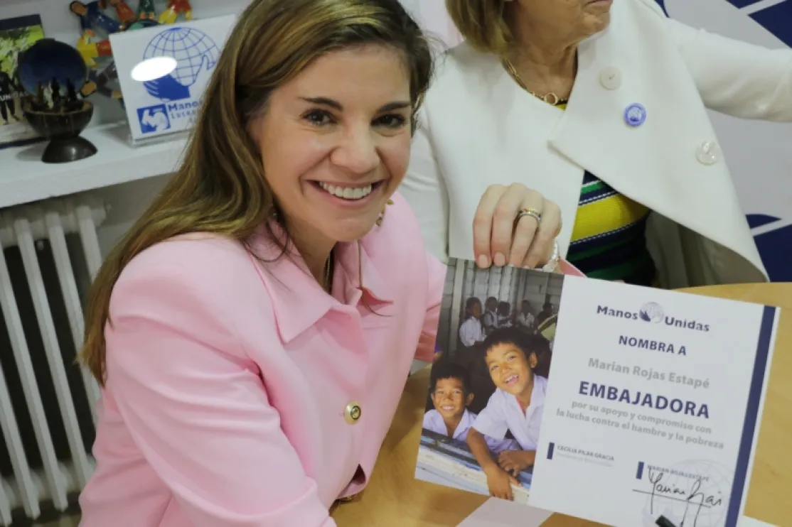 Manos Unidas ONG -  Marian Rojas Estapé, nueva embajadora de Manos Unidas