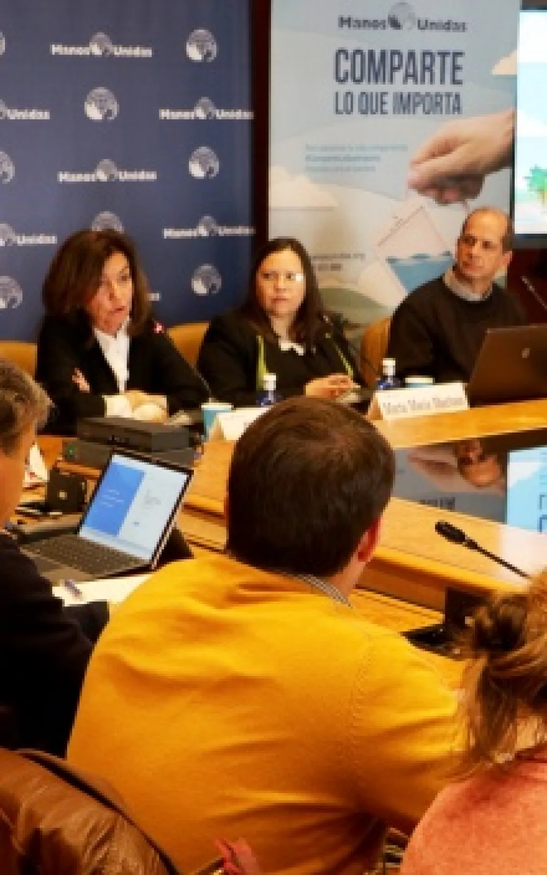 Rueda de Prensa Manos Unidas - Foto Jafier Mármol