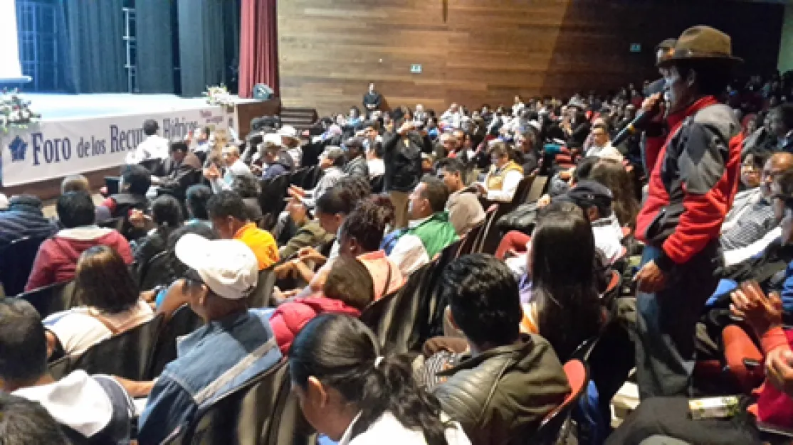 El Convenio Manos Unidas-AECID participa en el «X Foro Nacional de Recursos Hídricos» en Ecuador 
