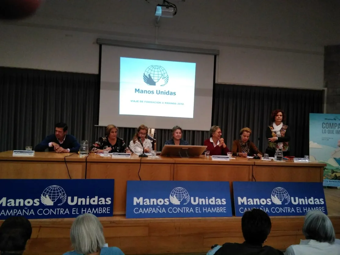 Ana Ruiz en las Jornadas de Formación de Manos Unidas