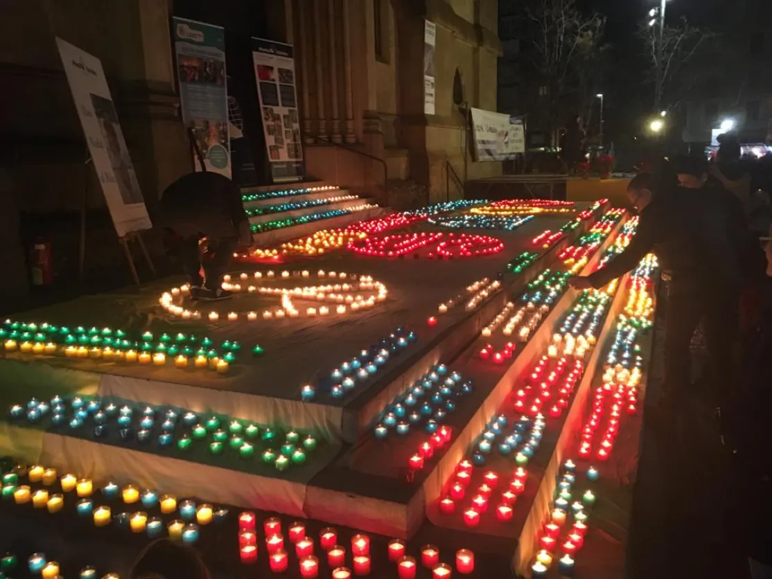 Encendida de Velas en Sabadell