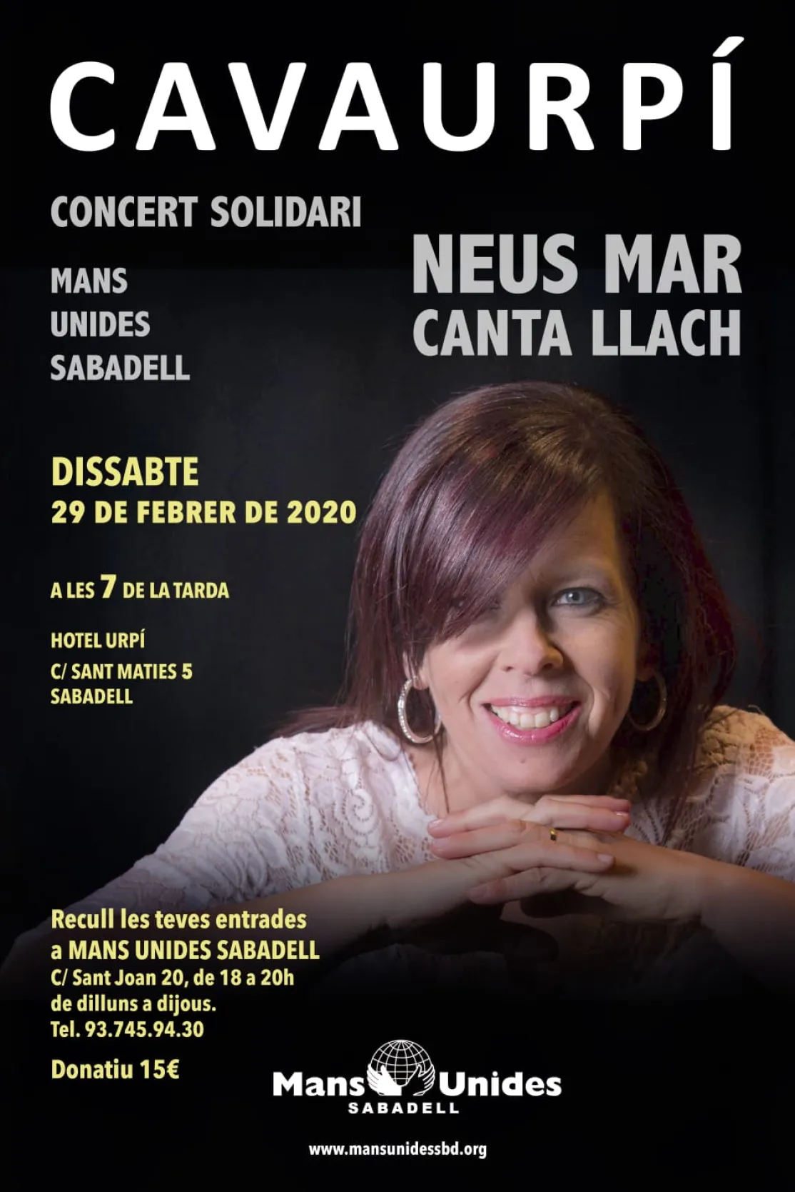 Concierto solidario Cava Urpí en Sabadell