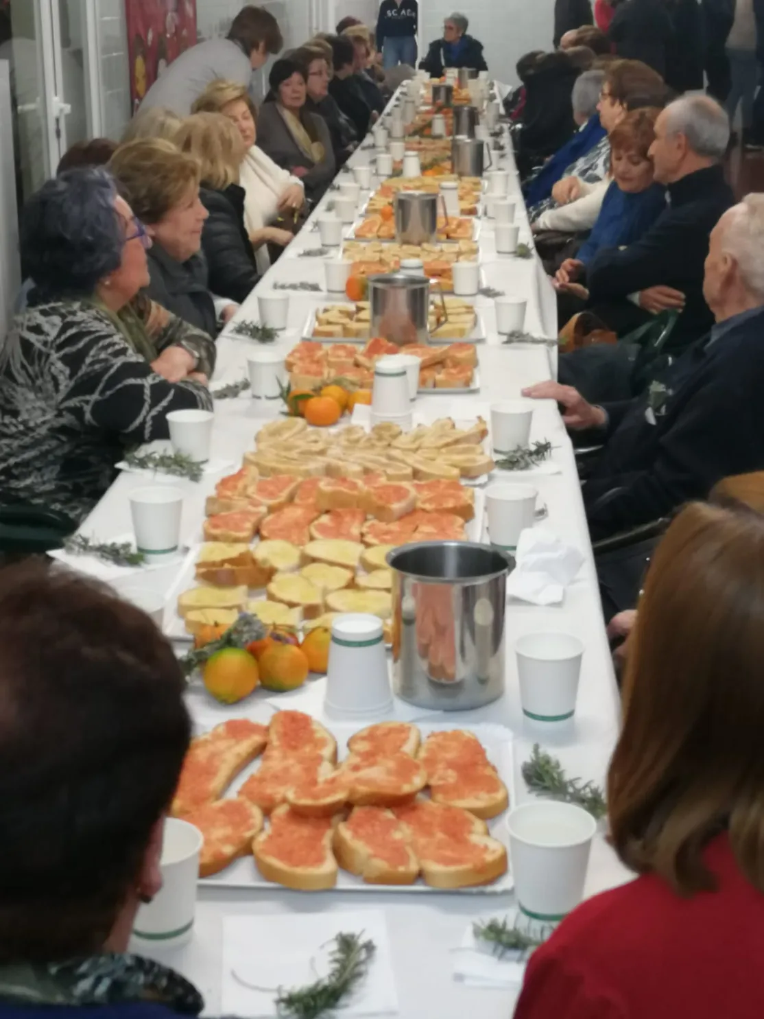 Cena del hambre de Manos Unidas. Onda 2020