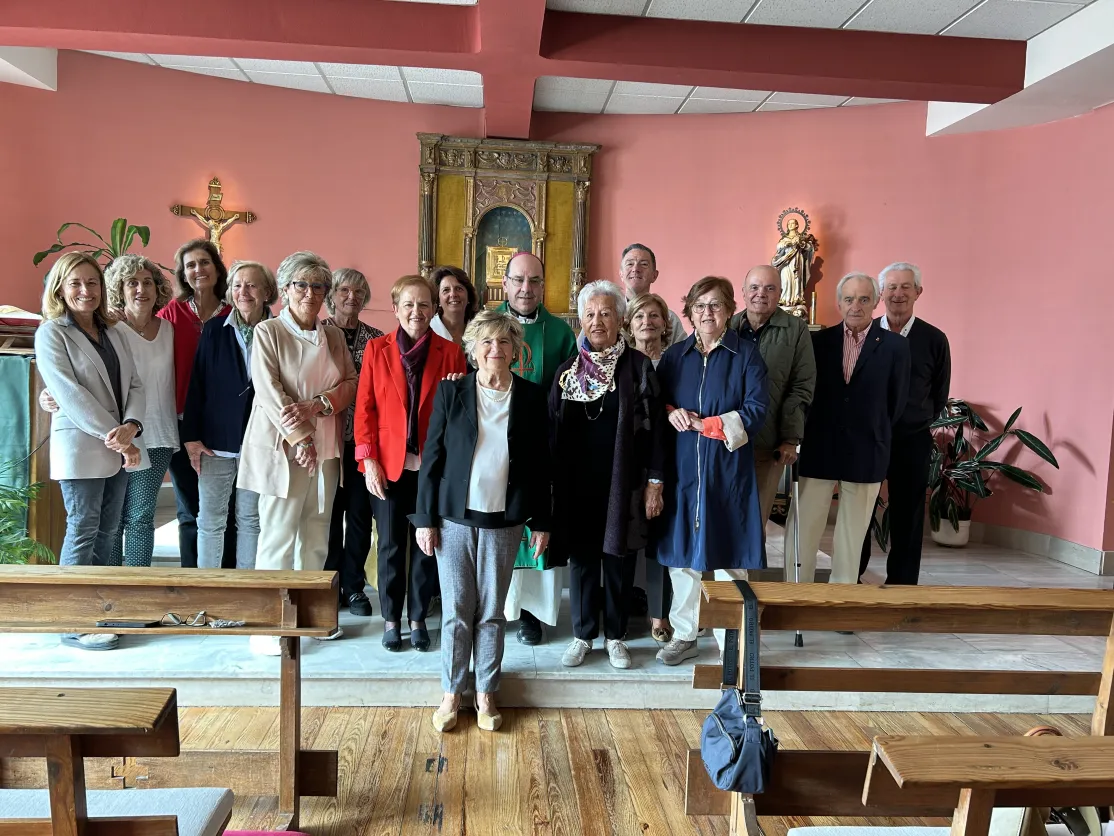 Nuestro Arzobispo Don Florencio Roselló nos acompaña en la misa de comienzo de curso de la delegación de Pamplona