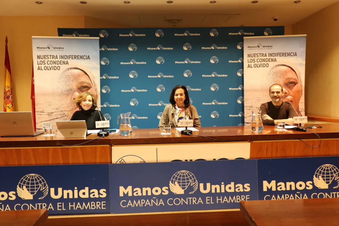 Rueda de prensa de presentación de la Campaña 2022. Foto: Manos Unidas/Javier Mármol