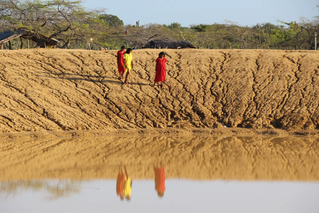 Indígenas wayuú en La Guajira (Colombia). Foto:Manos Unidas ONG / Maria José  Pérez