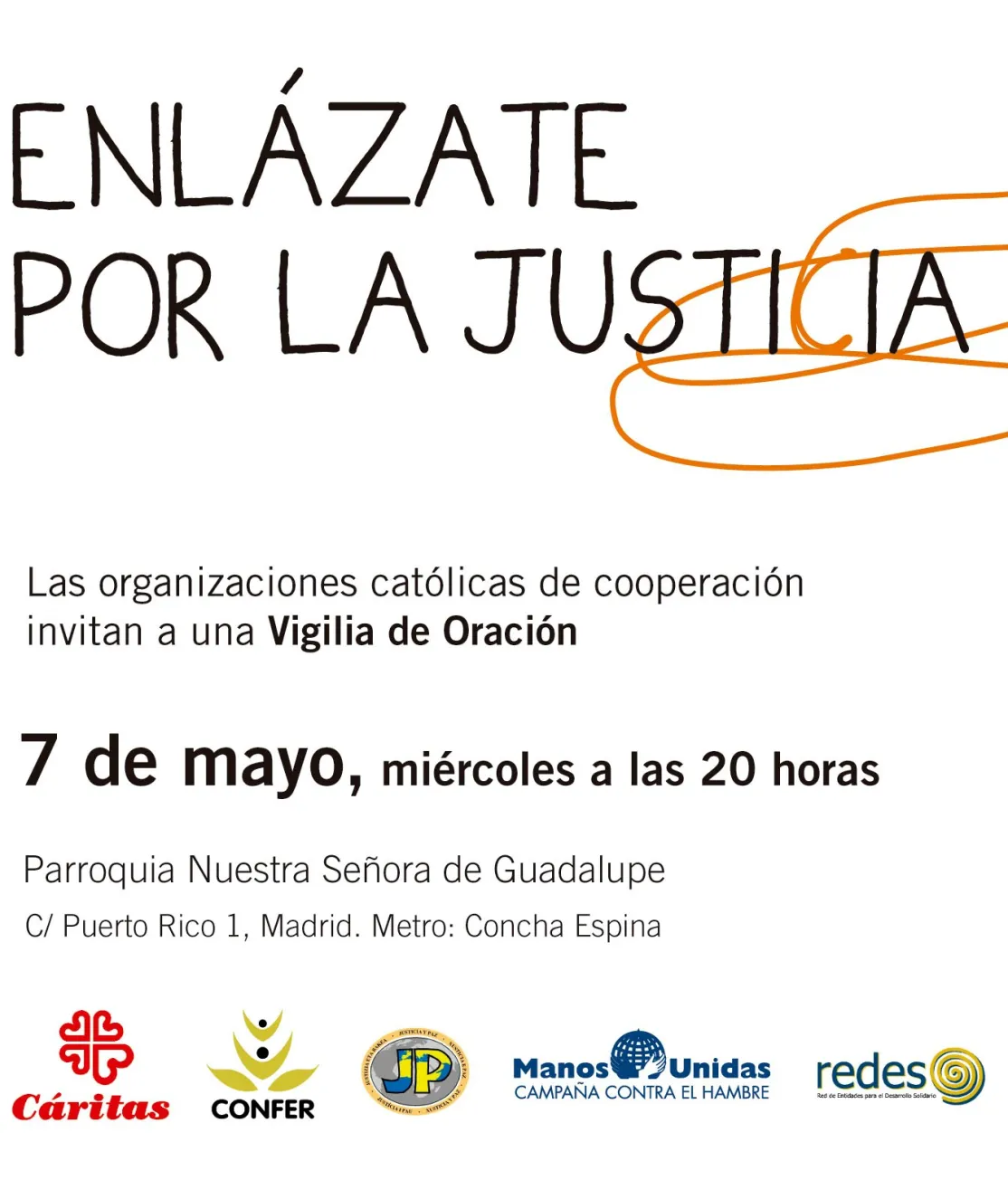 Vigilia de oración "Enlázate por la Justicia"
