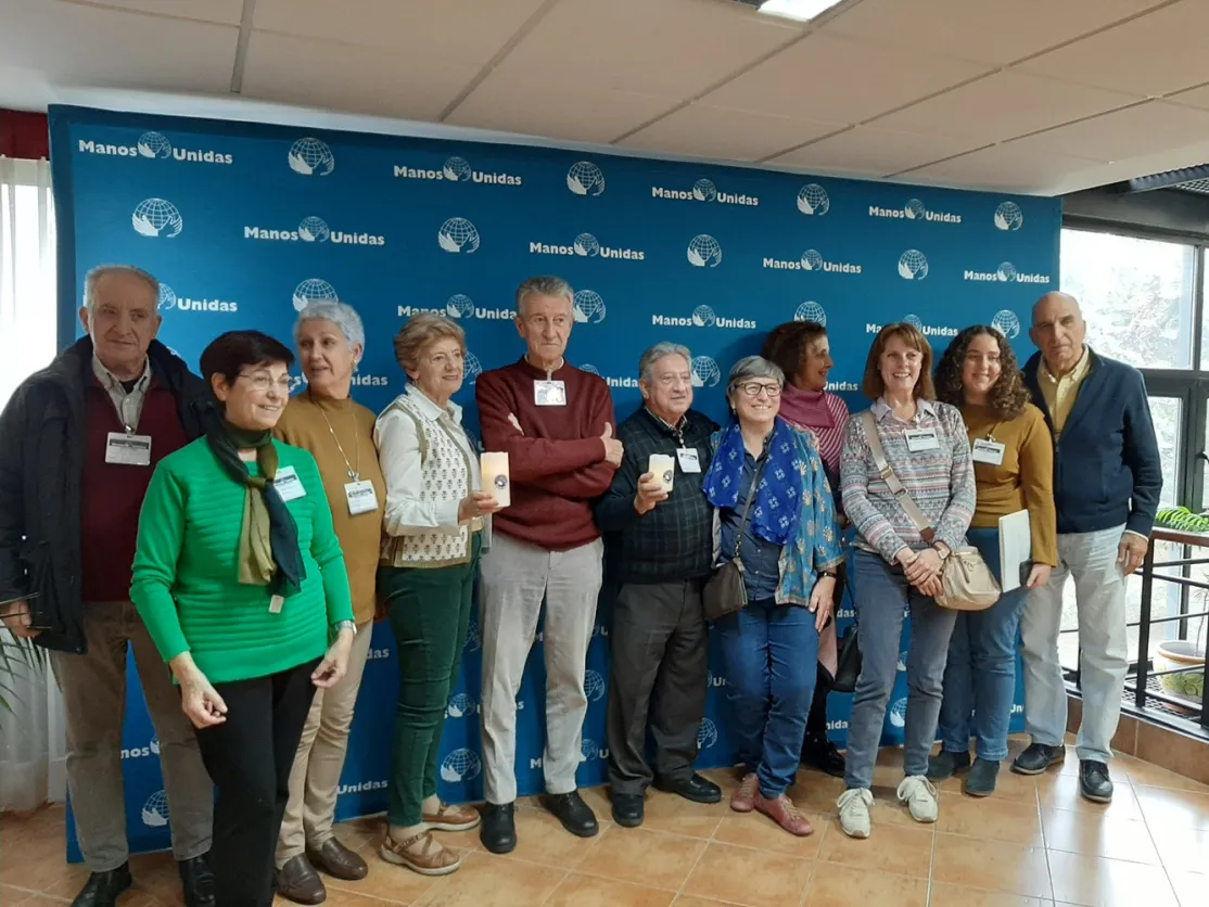 Voluntarios de Manos Unidas Madrid en las Jornadas de Formación en el Escorial en 2024