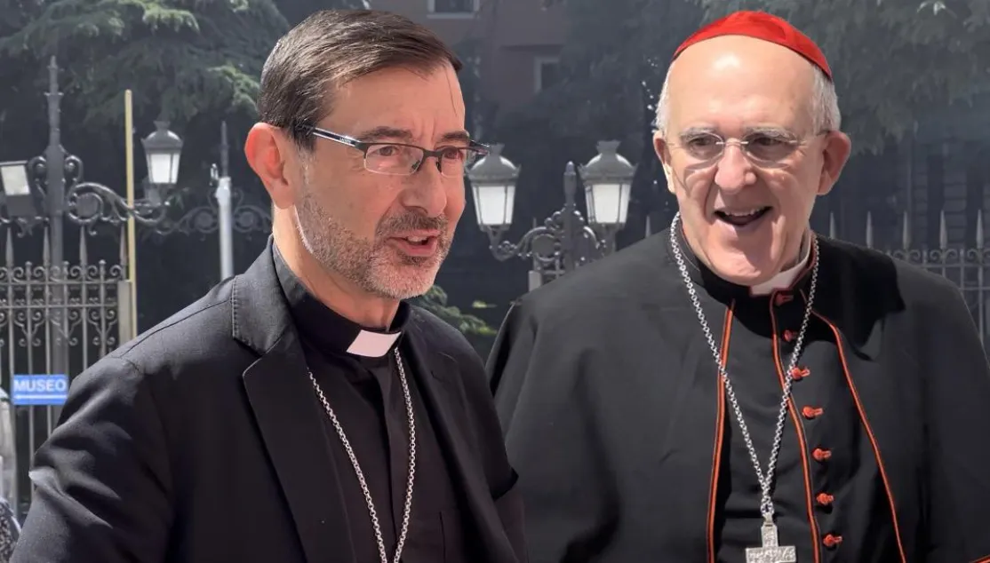 José Cobo y Carlos Osoro, arzobispos de Madrid