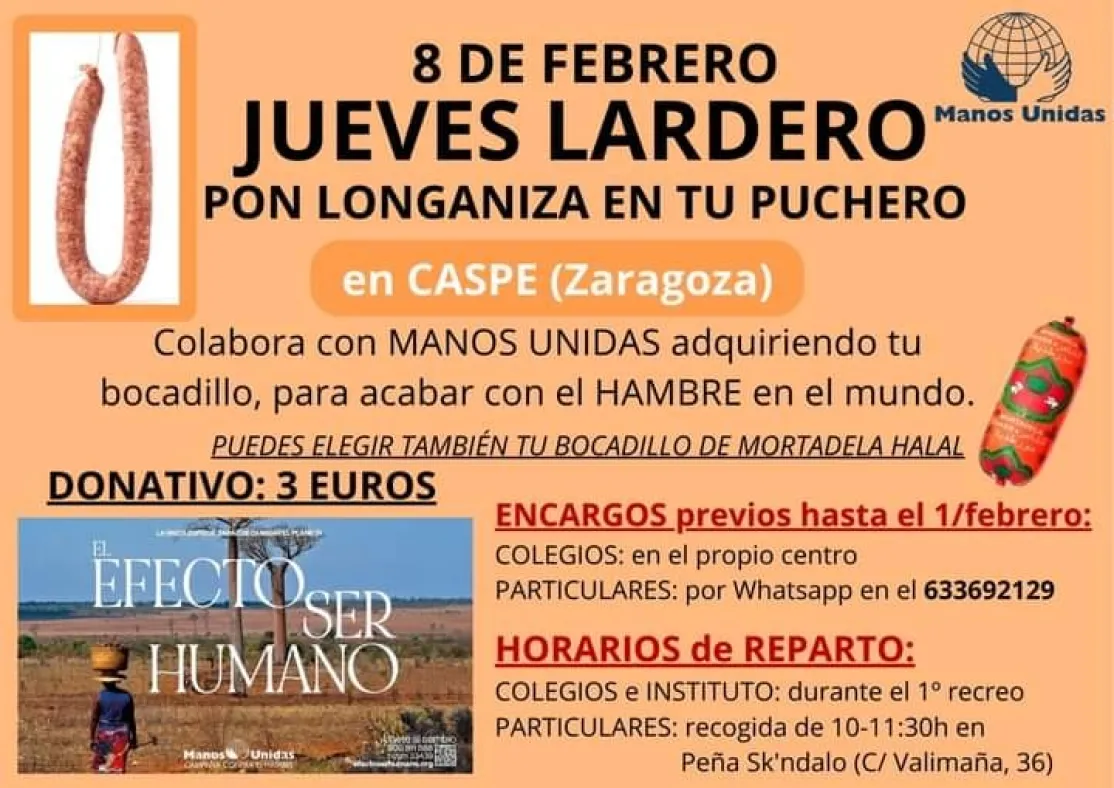 Jueves Lardero Solidario en Caspe