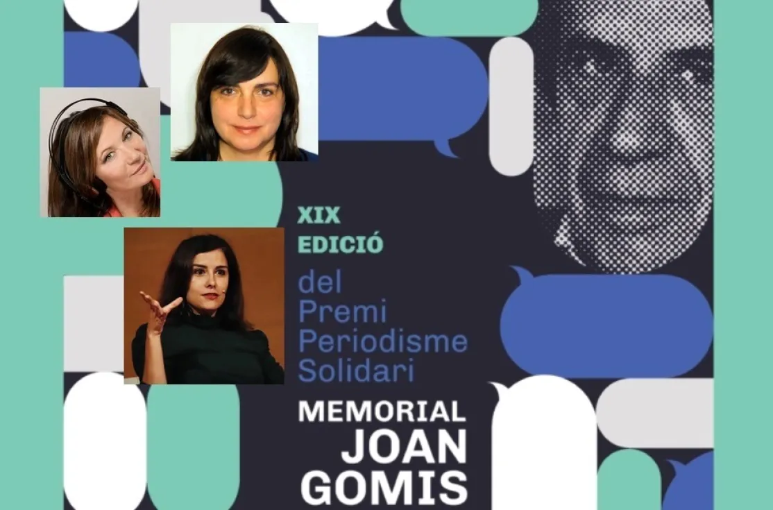 Fotocomposición con las periodistas premiadas en el Memorial Joan Gomis 2024 - Imagen: Foc Nou