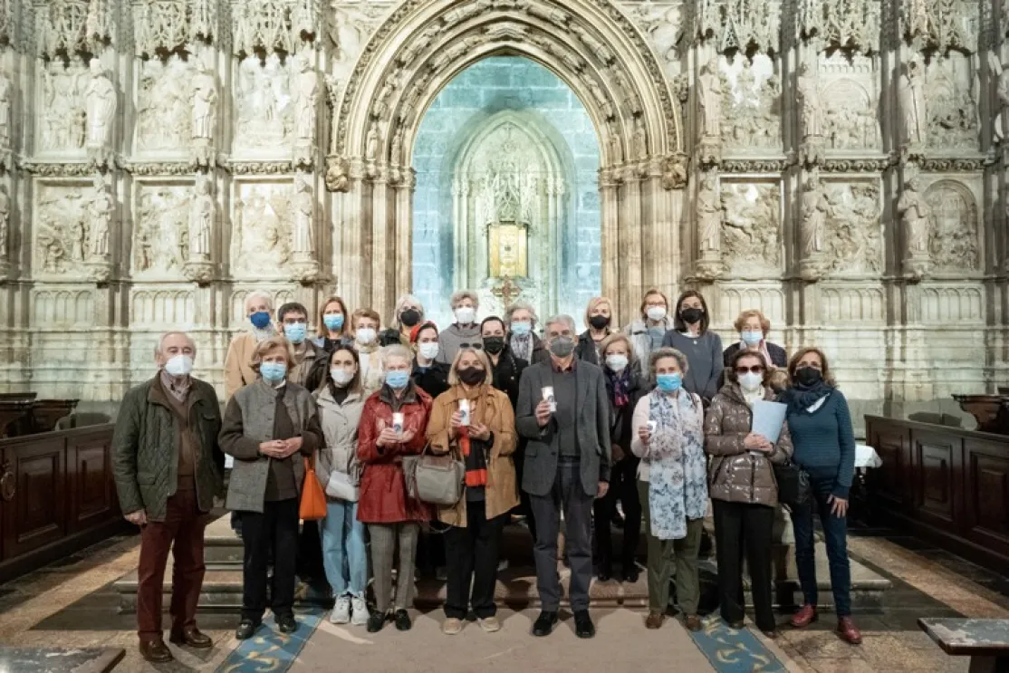 Voluntarios de Manos Unidas Valencia encienden su compromiso un año más. 