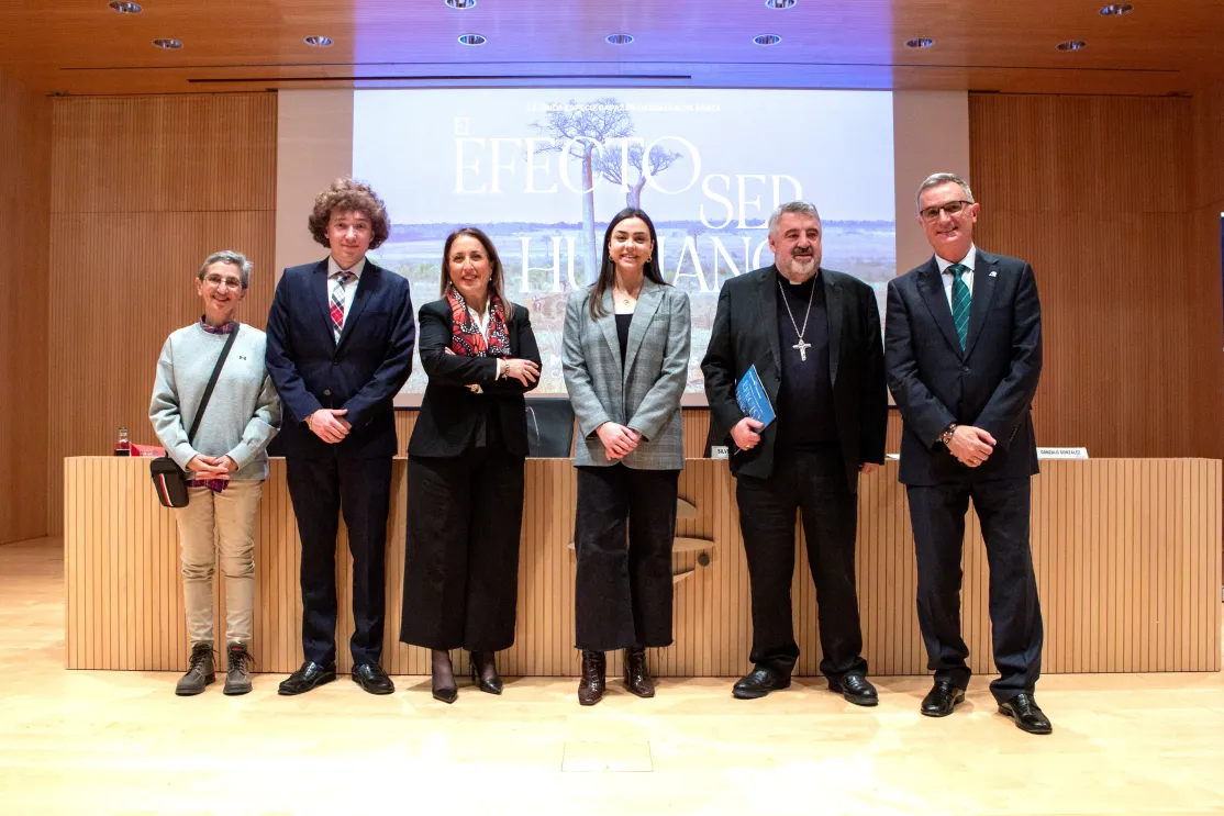 Intervinientes en el acto de presentación de la LXV Campaña de Manos Unidas