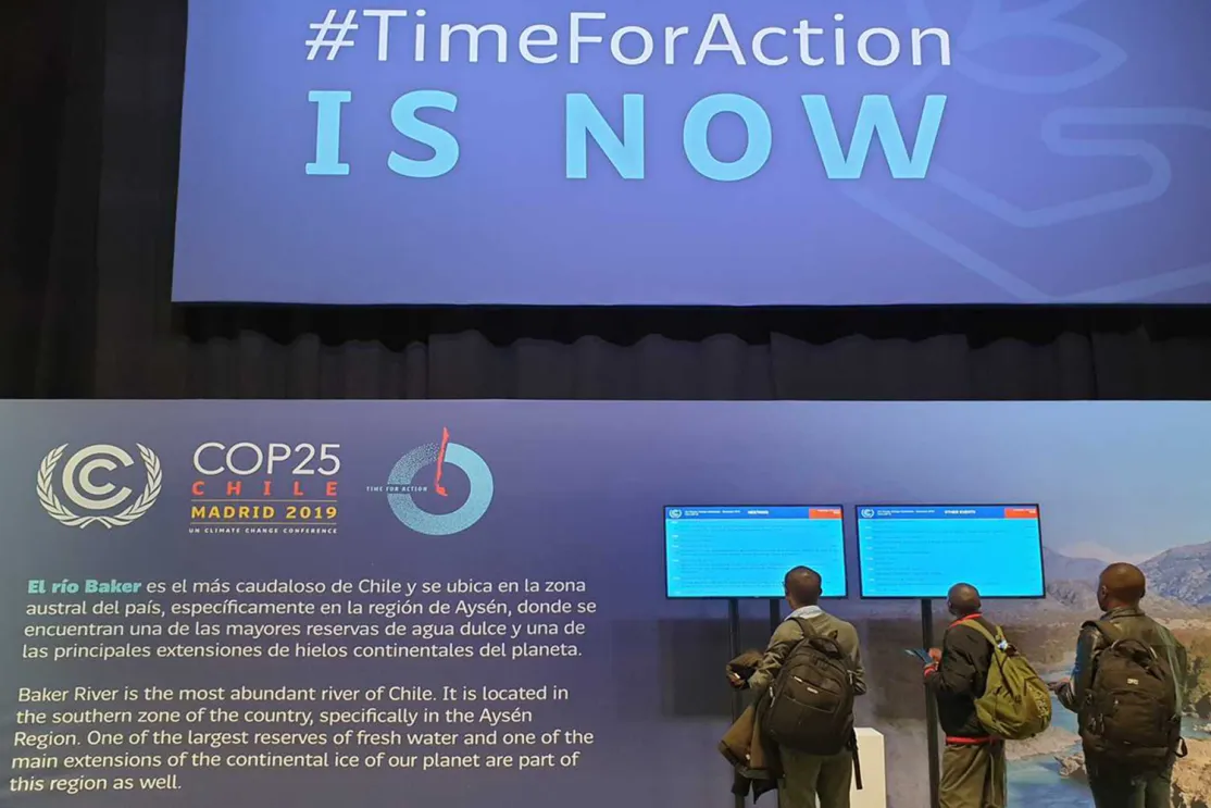 Voluntarios de Manos Unidas Barcelona en  la COP25