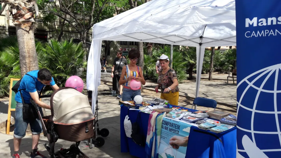 Manos Unidas en la Fiesta Mayor de Fort Pienc