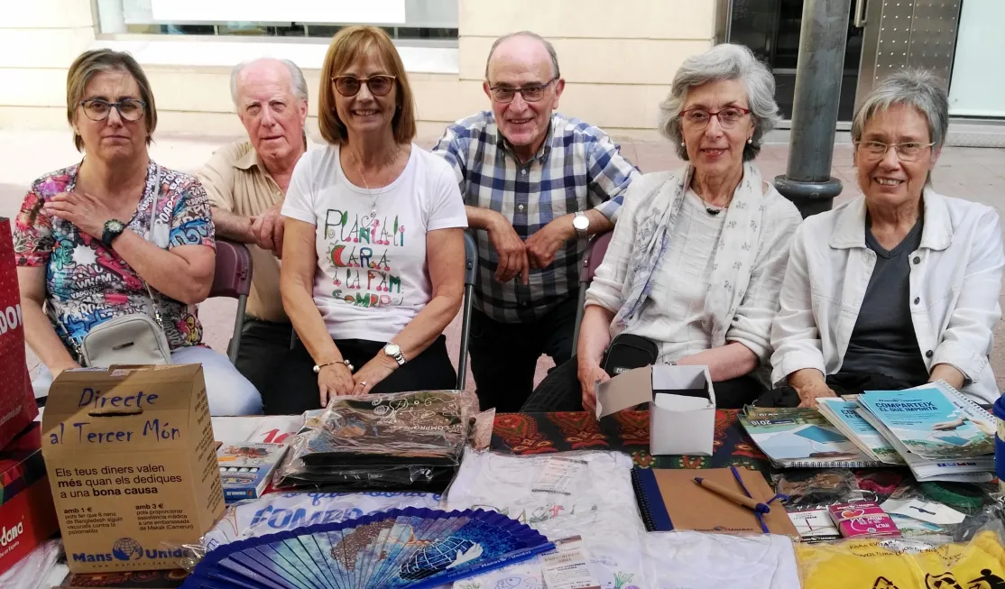 Manos Unidas Sant Sadurní d'Anoia en el "Día del Refugiado"