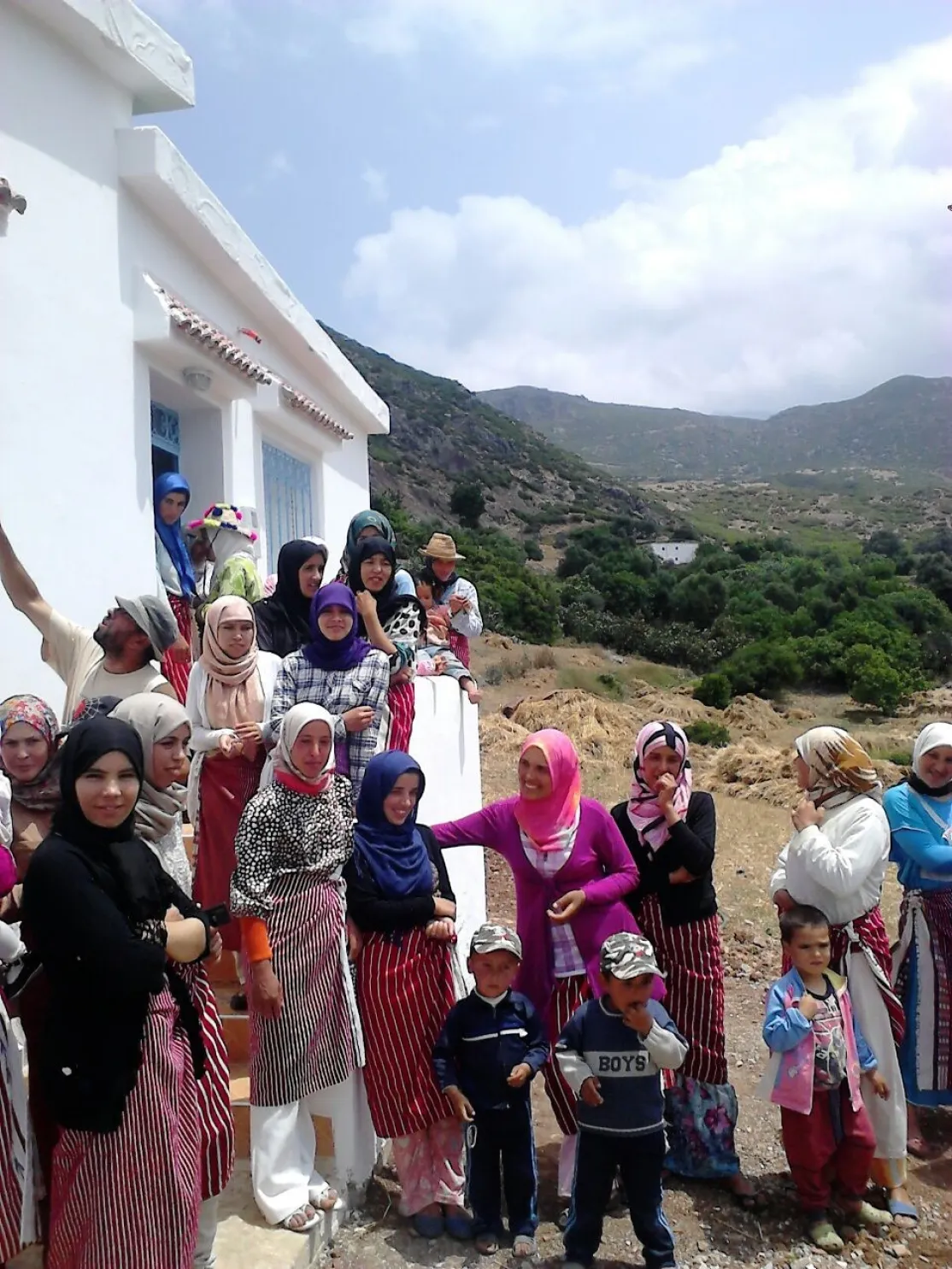 Ellas, mujeres en Marruecos.