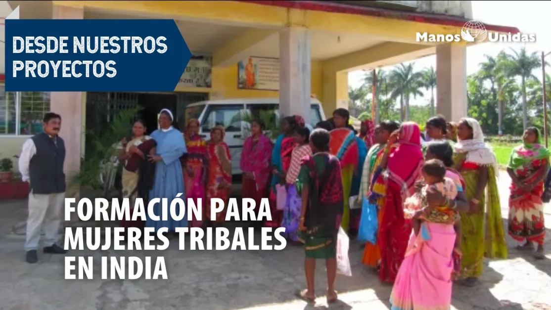 Proyecto de formación para mujeres tribales en India