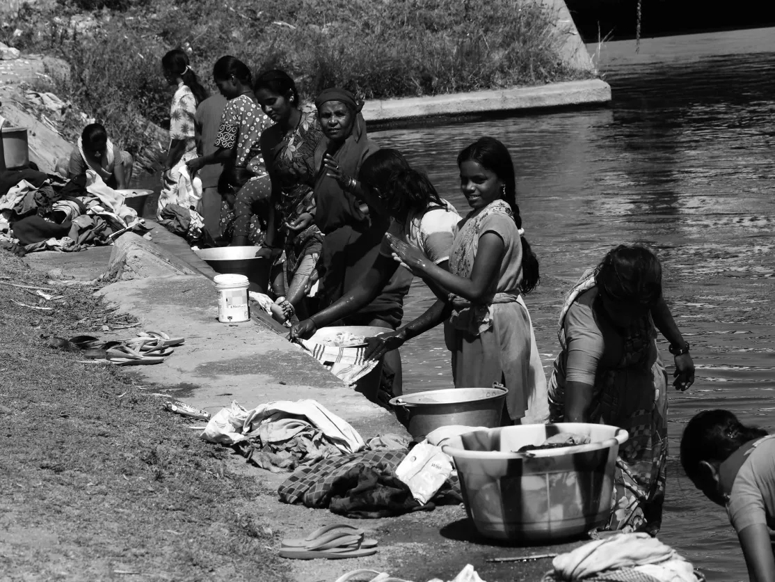 Mujeres en India (foto de Javier Cuadrado)