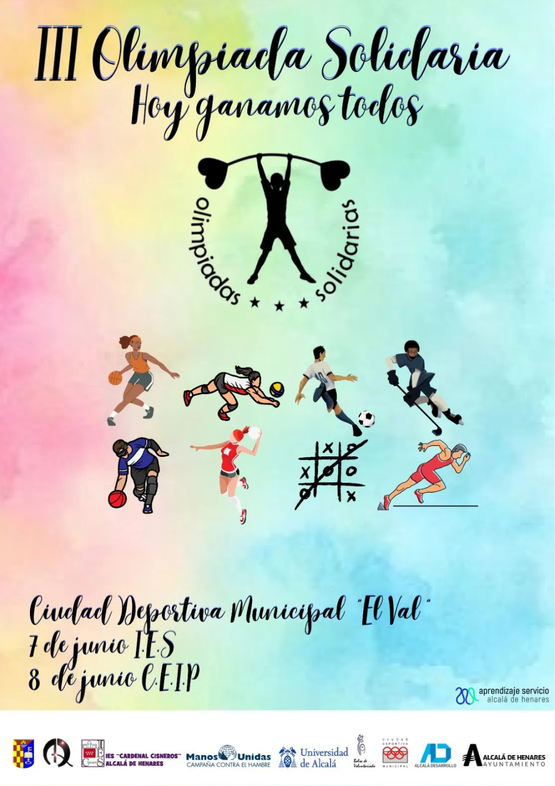 Cartel de III Olimpiada Solidaria