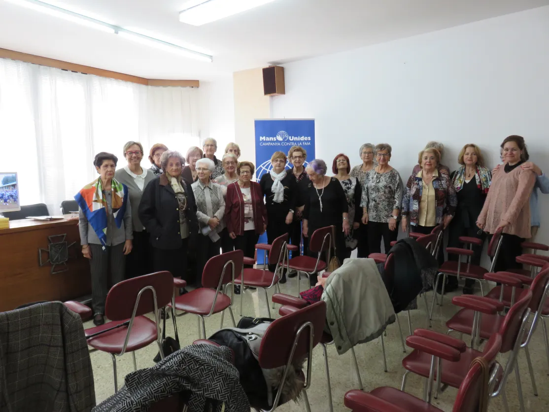 Encuentro con las comarcales de Manos Unidas en Lérida