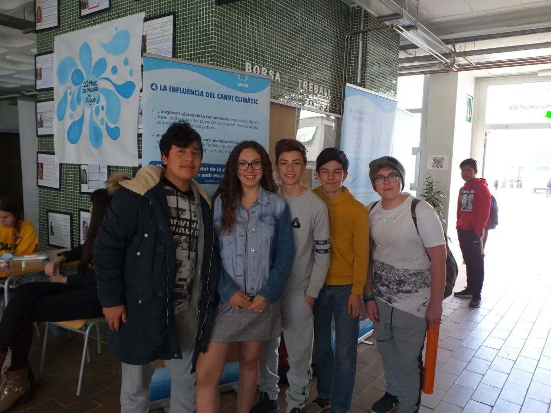 Exposición del Agua en el Instituto Joan Ramon Benaprès de Sitges