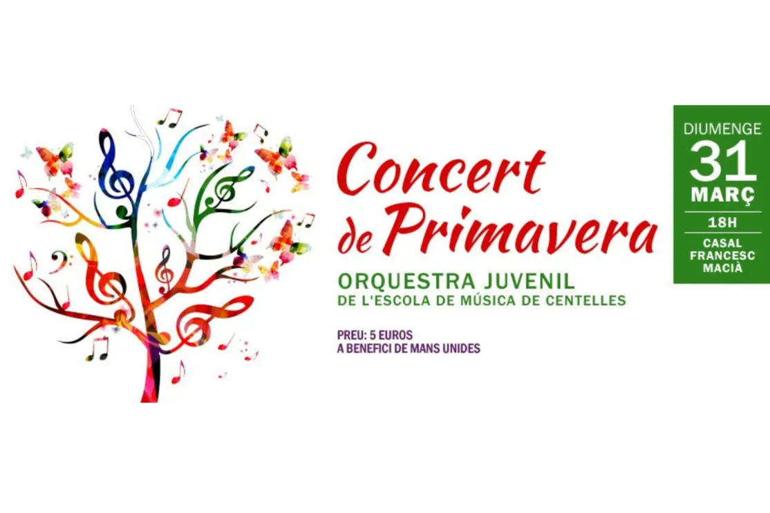 Concierto de la Orquesta juvenil de la Escuela de Música de Centelles